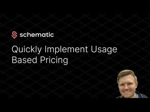 Set up usage based pricing